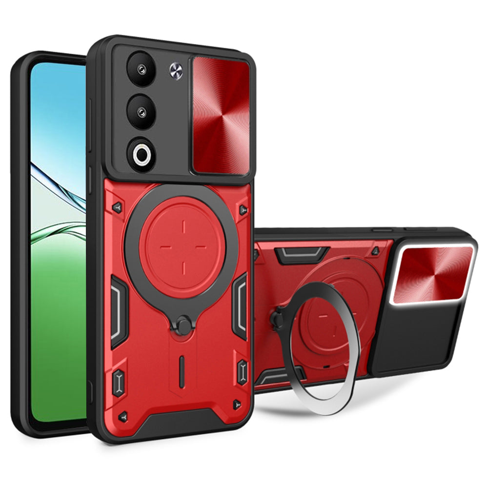 Θήκη για Oppo A5 4G / A5 5G, Techsuit, CamGuard Pro, Κόκκινη
