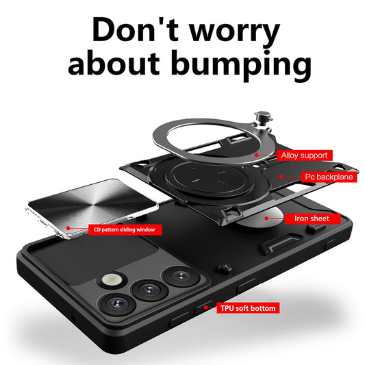 Θήκη για Oppo A5 4G / A5 5G, Techsuit, CamGuard Pro, Ροζ