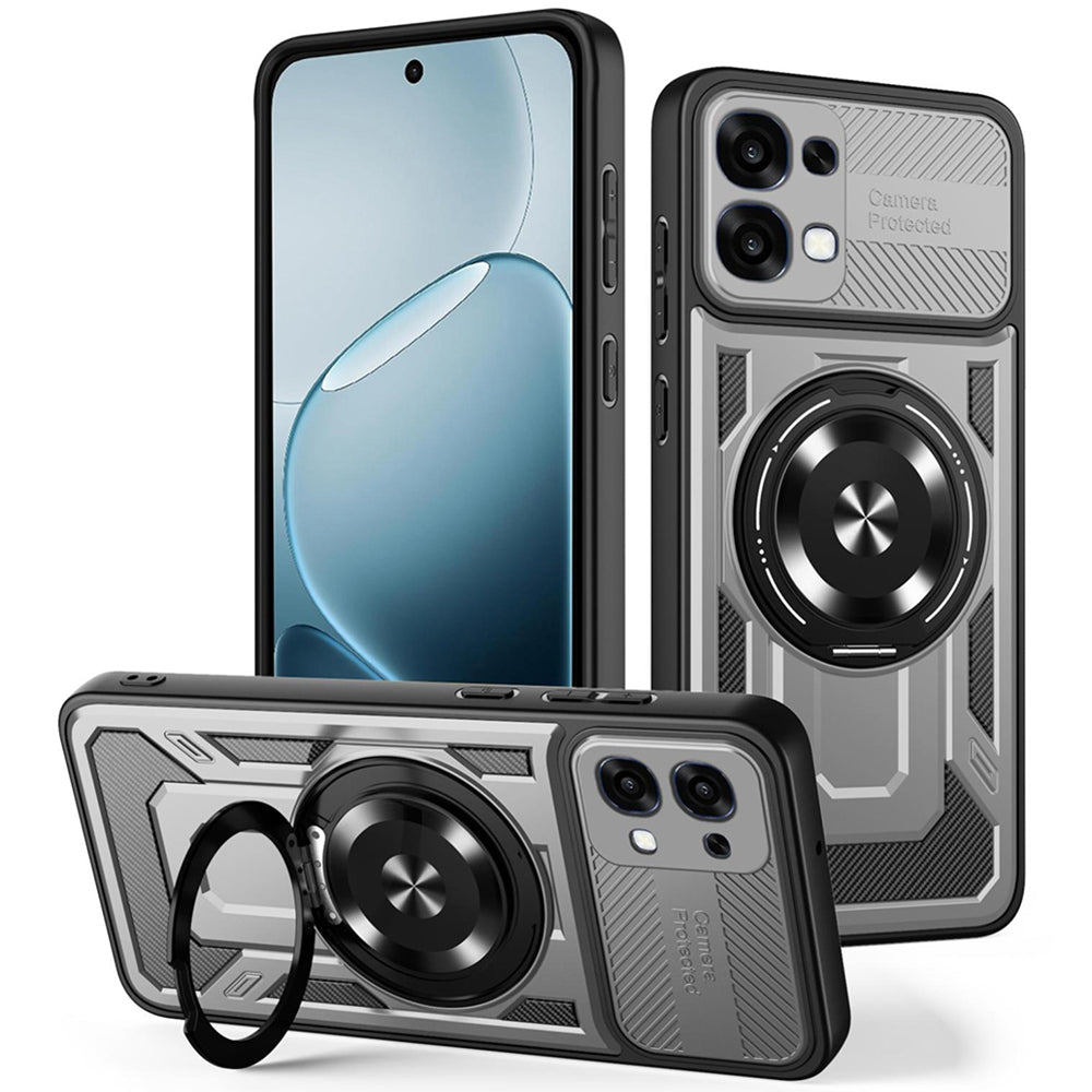 Θήκη για Oppo A6 Pro 5G / A6 Pro 4G, Techsuit, RuggedCam, Γκρι