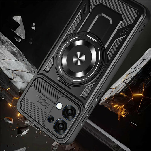Θήκη για Oppo A6 Pro 5G / A6 Pro 4G, Techsuit, RuggedCam, Γκρι