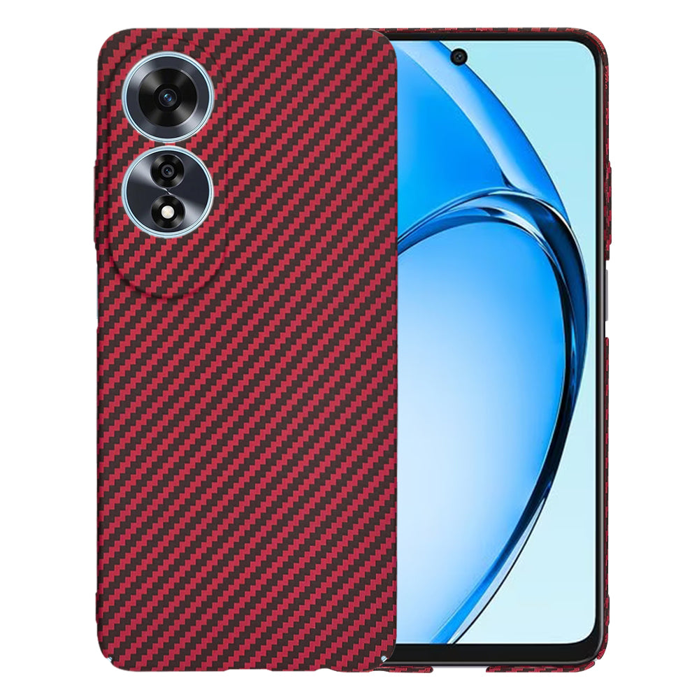 Θήκη για Oppo A60, Techsuit, Carbonite FiberShell, Κόκκινο