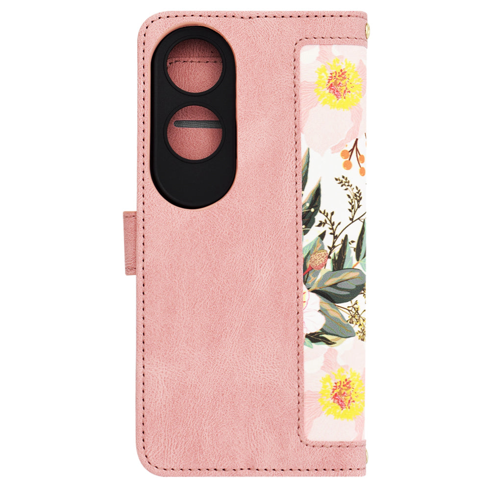Θήκη για Oppo A60, Techsuit, FlipCraft, Ροζ