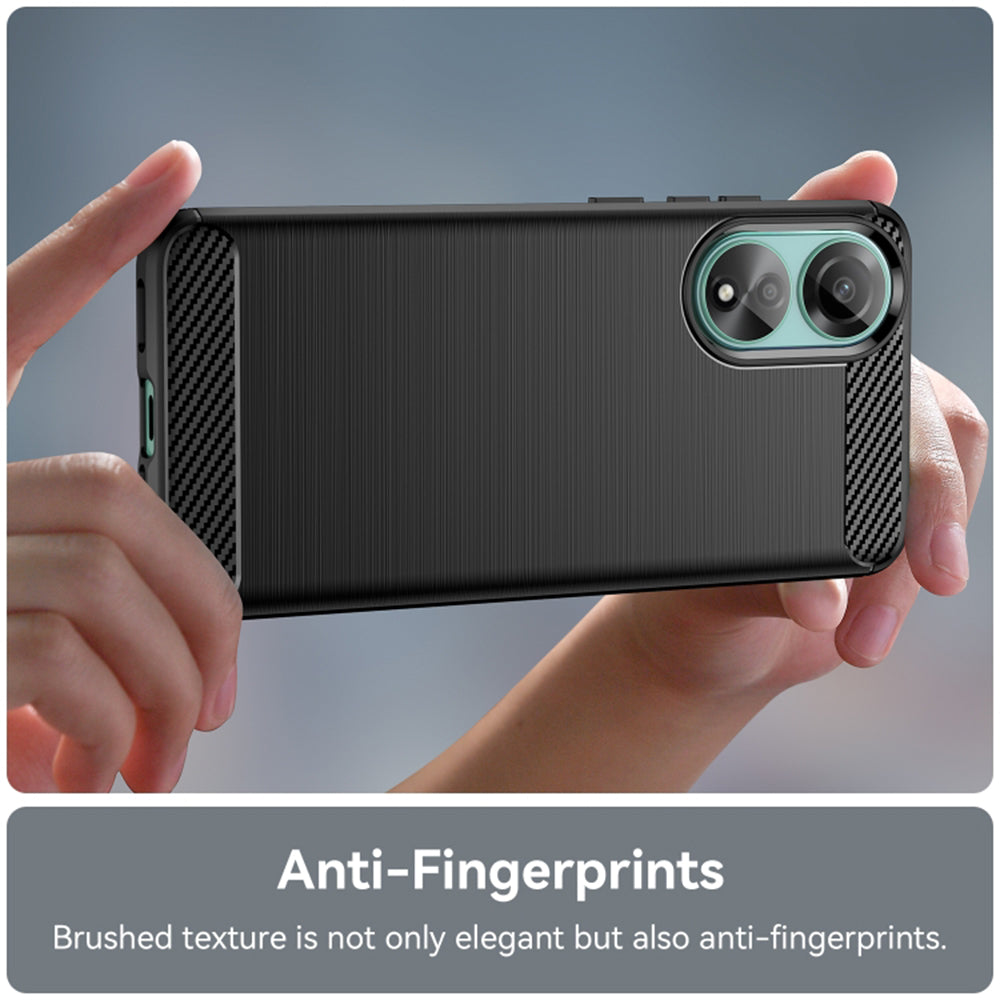 Θήκη για Oppo A78 4G, Techsuit, Carbon, Μαύρο