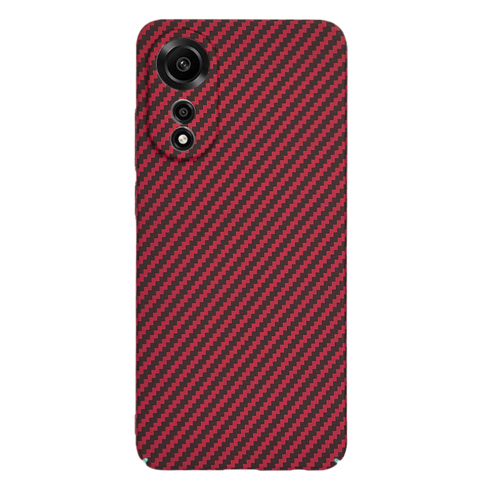 Θήκη για Oppo A78 4G, Techsuit, Carbonite FiberShell, Κόκκινο