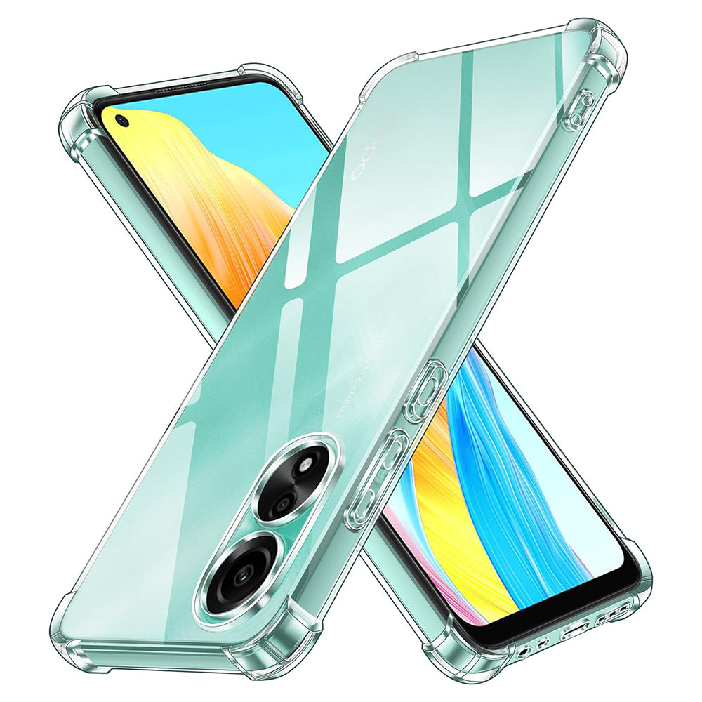 Θήκη για Oppo A78 4G, Techsuit, Ανθεκτική σε Κρούσεις Διαφανής, Διάφανη