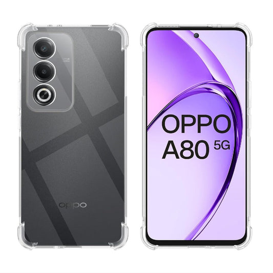 Θήκη για Oppo A80, Techsuit, Ανθεκτική σε Κρούσεις Διαφανής, Διάφανη