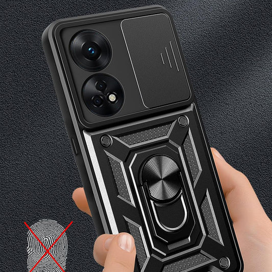 Θήκη για Oppo A98, Techsuit, CamShield, Μαύρη