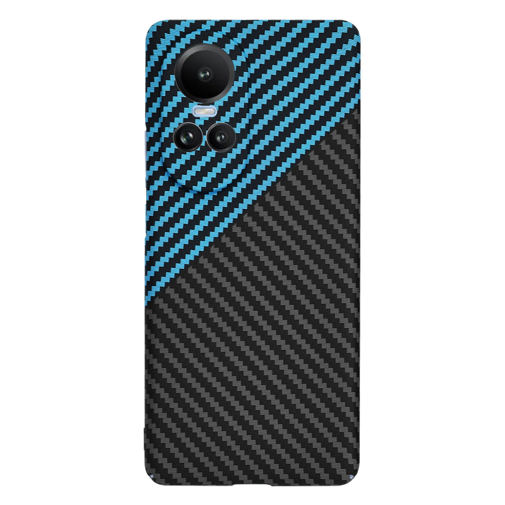 Θήκη για Oppo Reno10 / Reno10 Pro, Techsuit, Carbonite FiberShell, Μαύρο Μπλε
