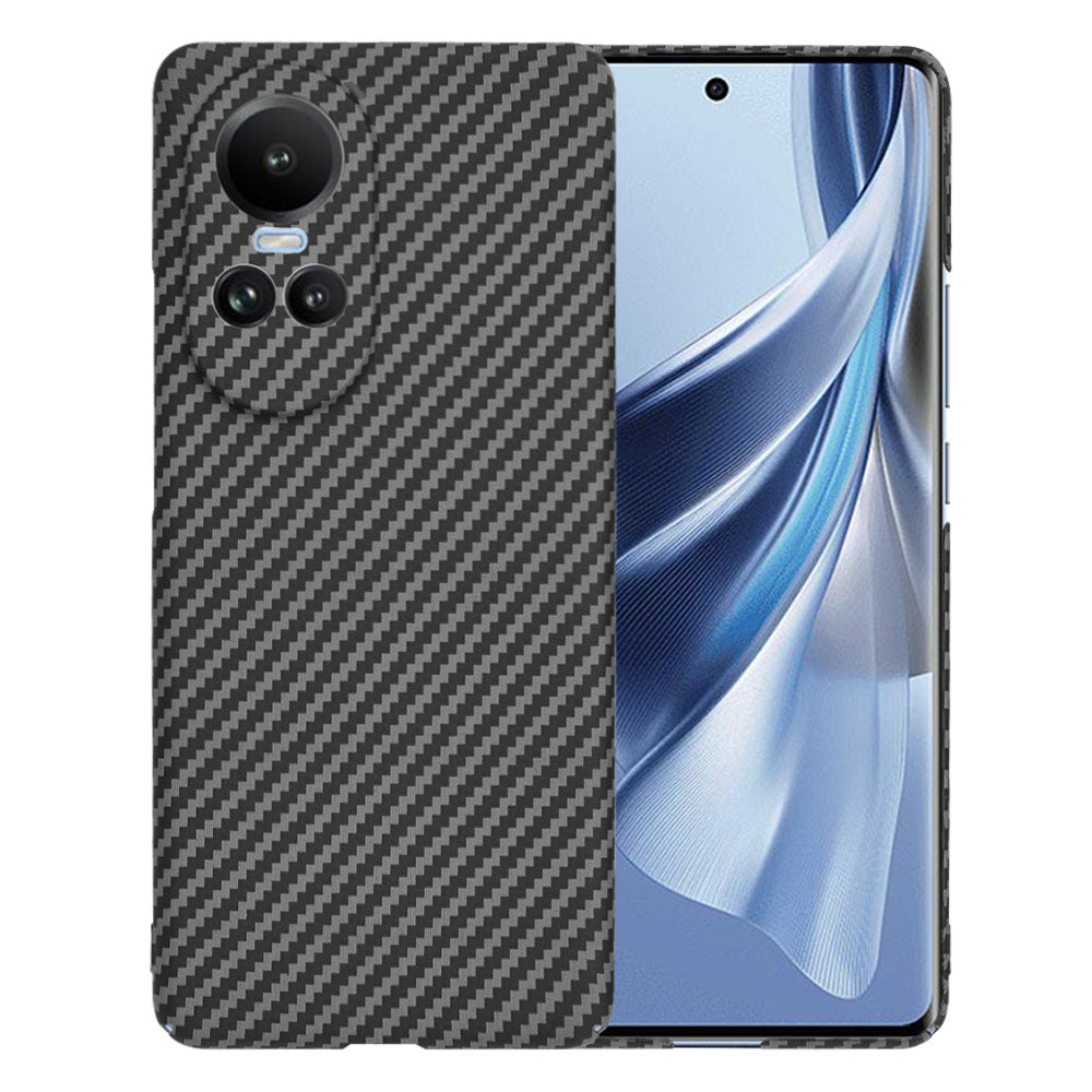 Θήκη για Oppo Reno10 / Reno10 Pro, Techsuit, Carbonite FiberShell, Μαύρη