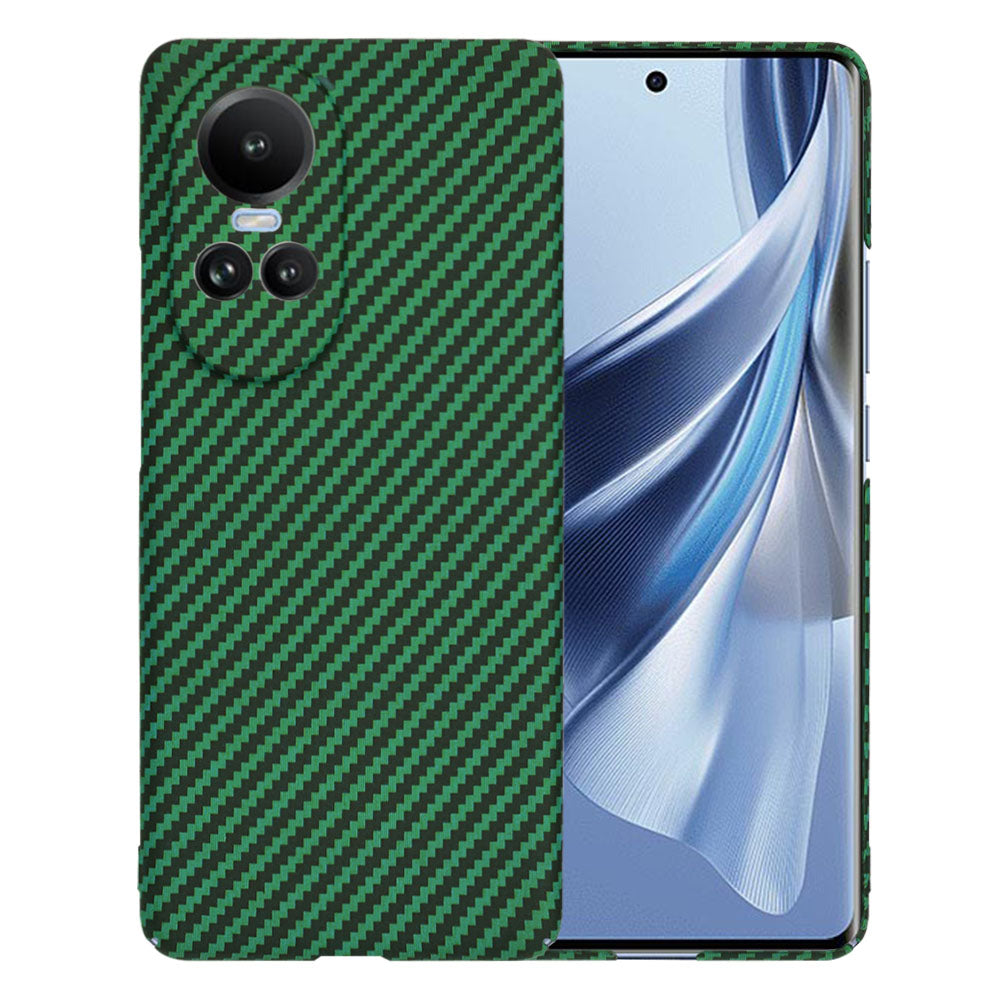 Θήκη για Oppo Reno10 / Reno10 Pro, Techsuit, Carbonite FiberShell, Πράσινο