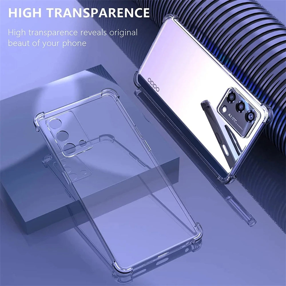 Θήκη για Oppo Reno10 / Reno10 Pro, Techsuit, Ανθεκτική σε Κρούσεις Διαφανής, Διάφανη