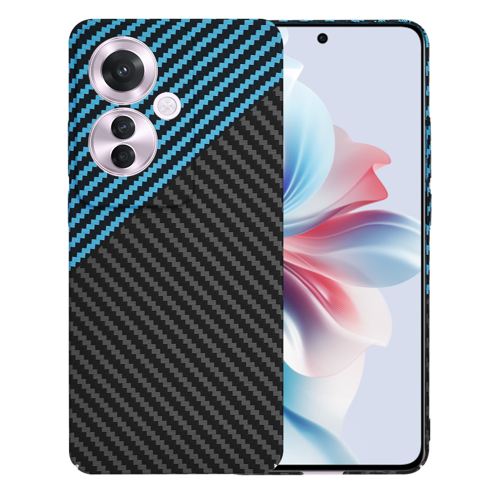 Θήκη για Oppo Reno11 F, Techsuit, Carbonite FiberShell, Μαύρο Μπλε