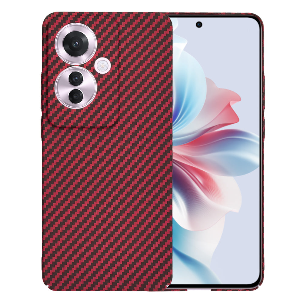 Θήκη για Oppo Reno11 F, Techsuit, Carbonite FiberShell, Κόκκινο
