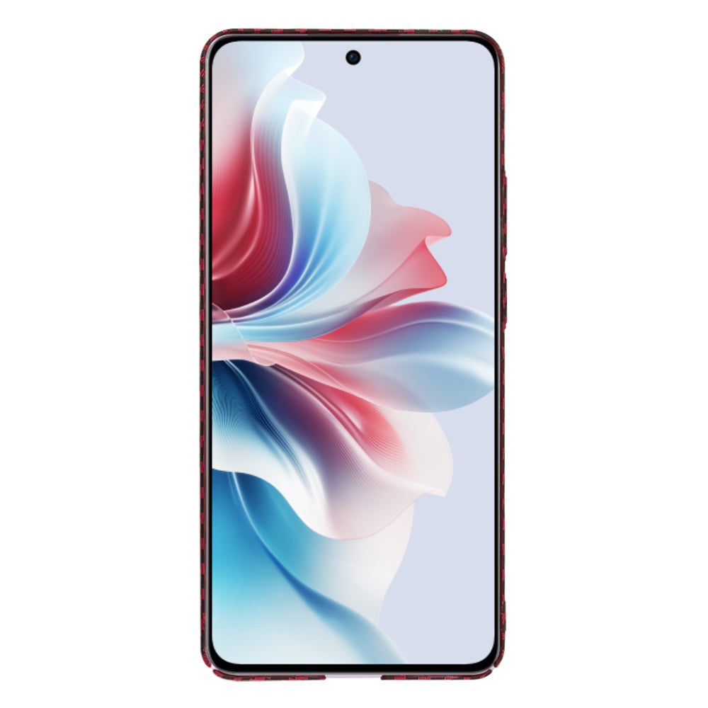 Θήκη για Oppo Reno11 F, Techsuit, Carbonite FiberShell, Κόκκινο