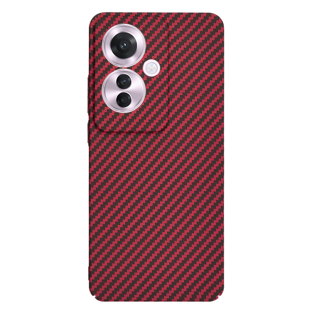 Θήκη για Oppo Reno11 F, Techsuit, Carbonite FiberShell, Κόκκινο
