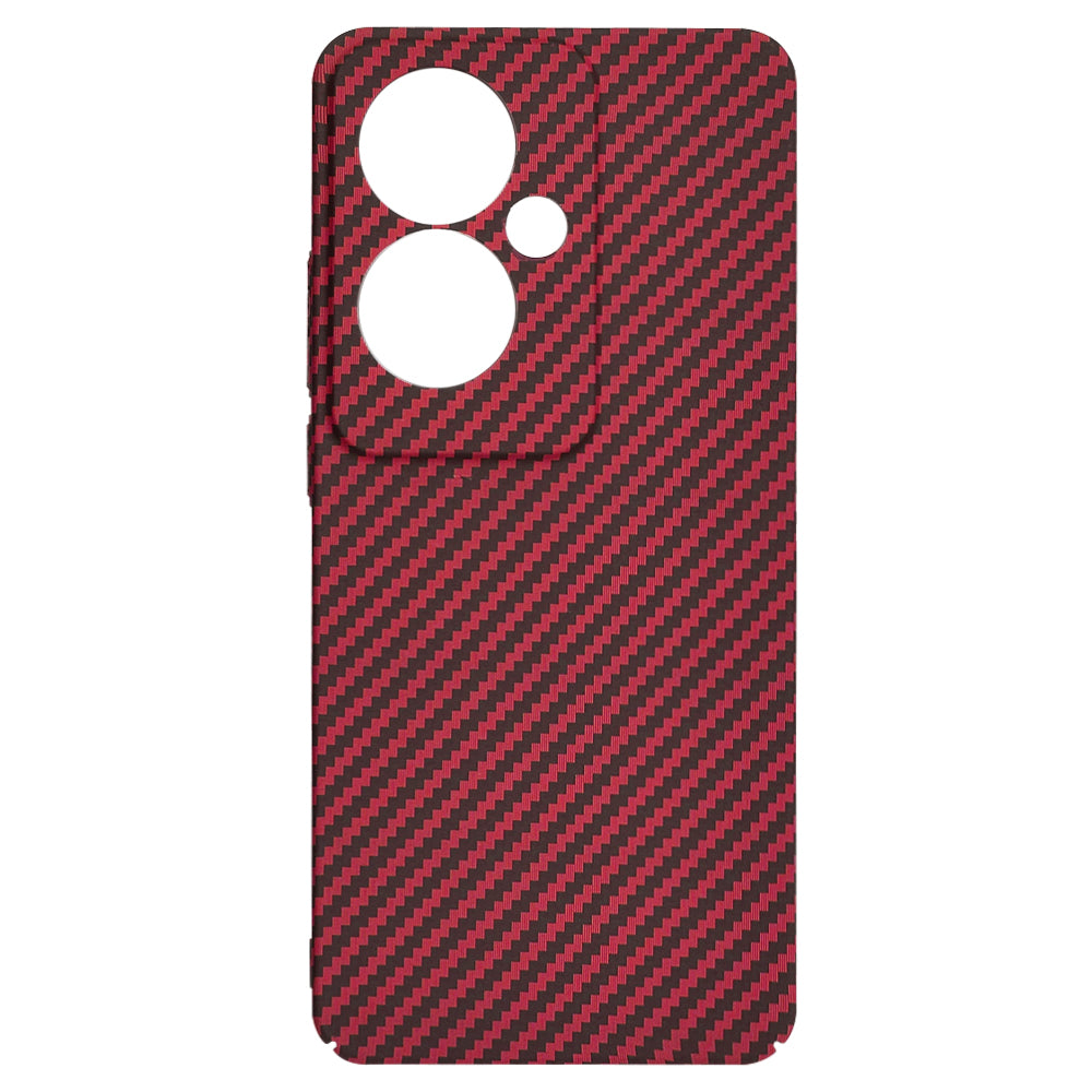 Θήκη για Oppo Reno11 F, Techsuit, Carbonite FiberShell, Κόκκινο
