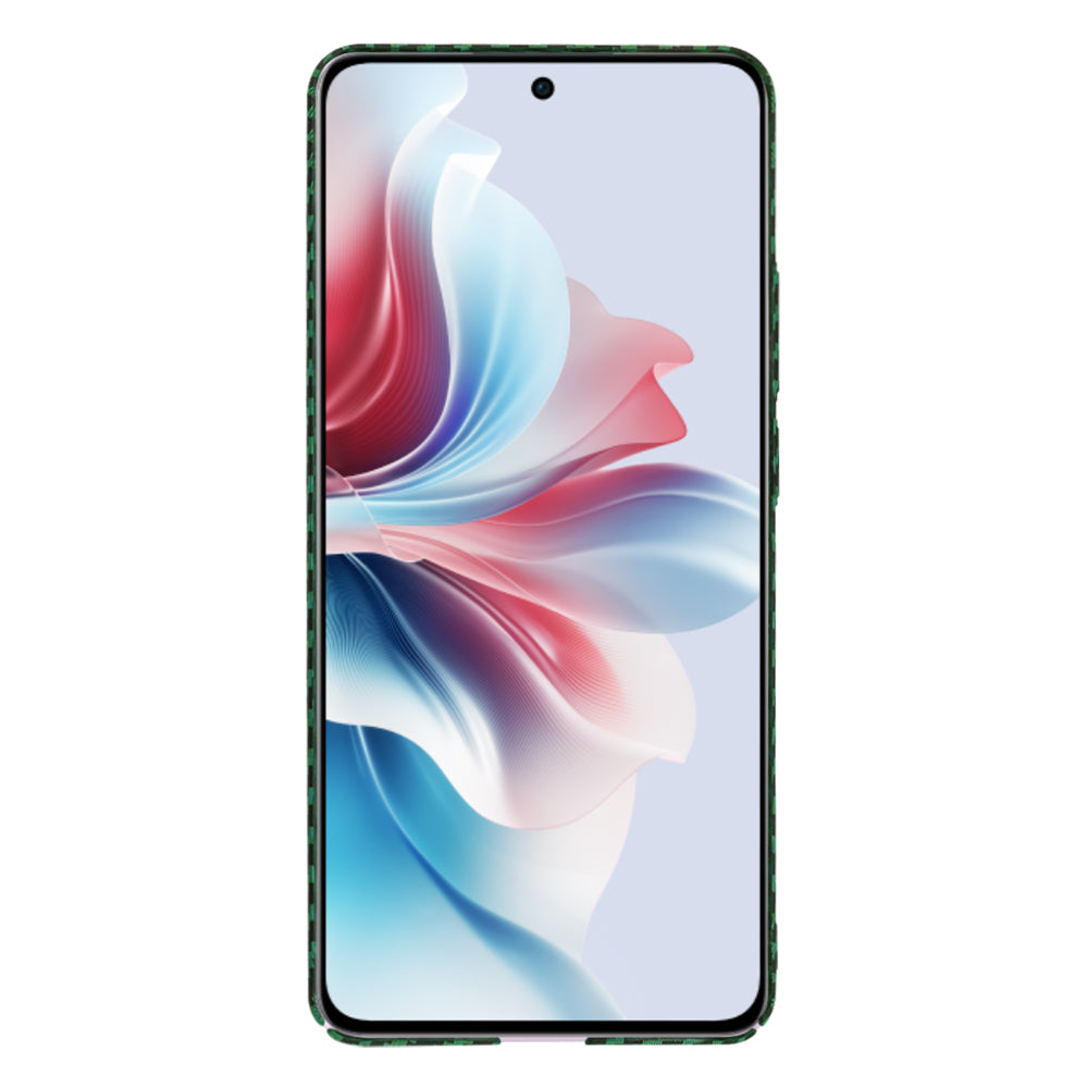 Θήκη για Oppo Reno11 F, Techsuit, Carbonite FiberShell, Πράσινο