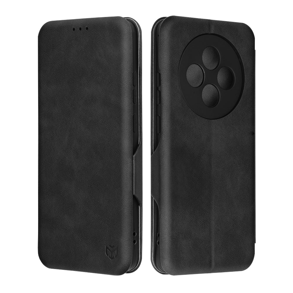 Θήκη για Oppo Reno12 FS 5G / Reno12 FS 4G / Reno12 F 4G / Reno12 F, Techsuit, Safe Wallet Plus, Μαύρη