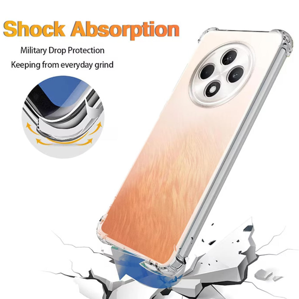 Θήκη για Oppo Reno12 FS 5G / Reno12 FS 4G / Reno12 F 4G / Reno12 F, Techsuit, Ανθεκτική σε Κρούσεις Διαφανής, Διαφάνεια