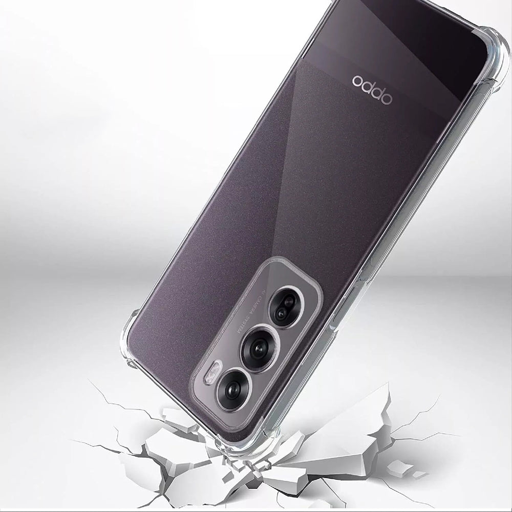 Θήκη για Oppo Reno12 Pro, Techsuit, Ανθεκτική σε Κρούσεις Διαφανής, Διάφανη