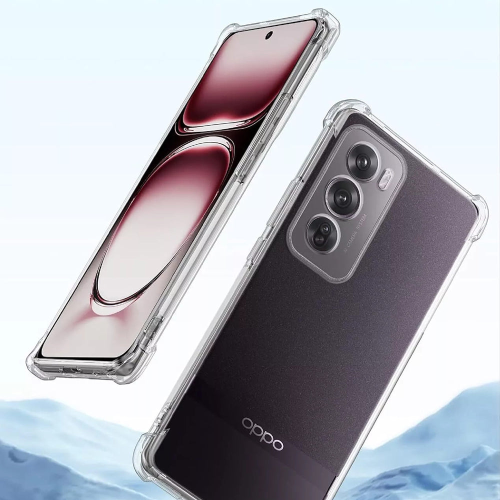 Θήκη για Oppo Reno12 Pro, Techsuit, Ανθεκτική σε Κρούσεις Διαφανής, Διάφανη