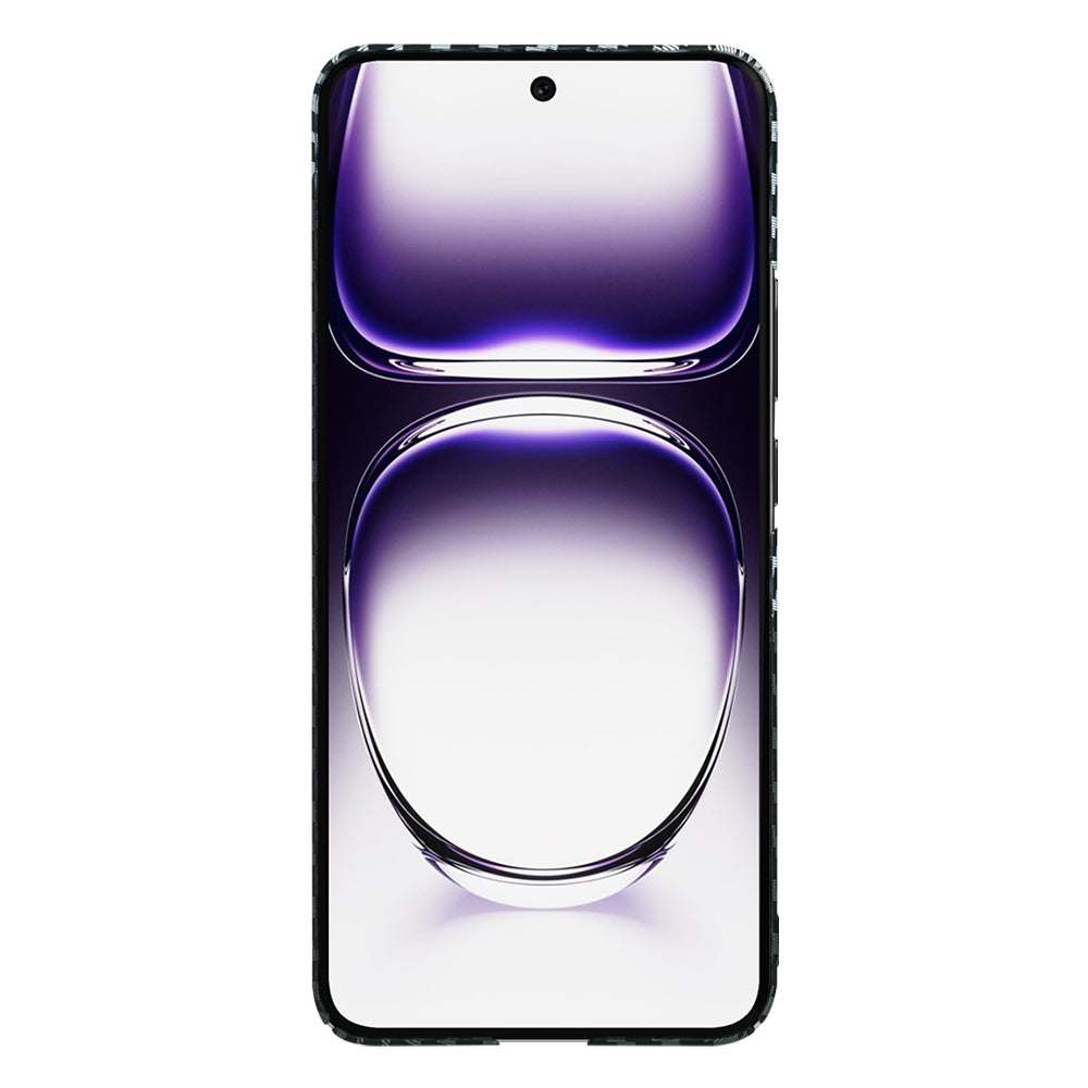 Θήκη για Oppo Reno12, Techsuit, Carbonite FiberShell, Μαύρο Γκρι