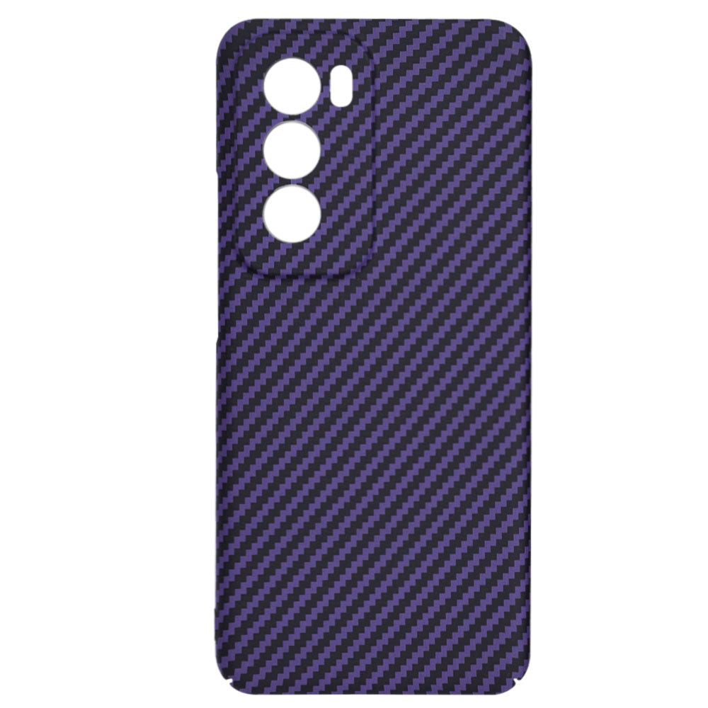Θήκη για Oppo Reno12, Techsuit, Carbonite FiberShell, Μωβ