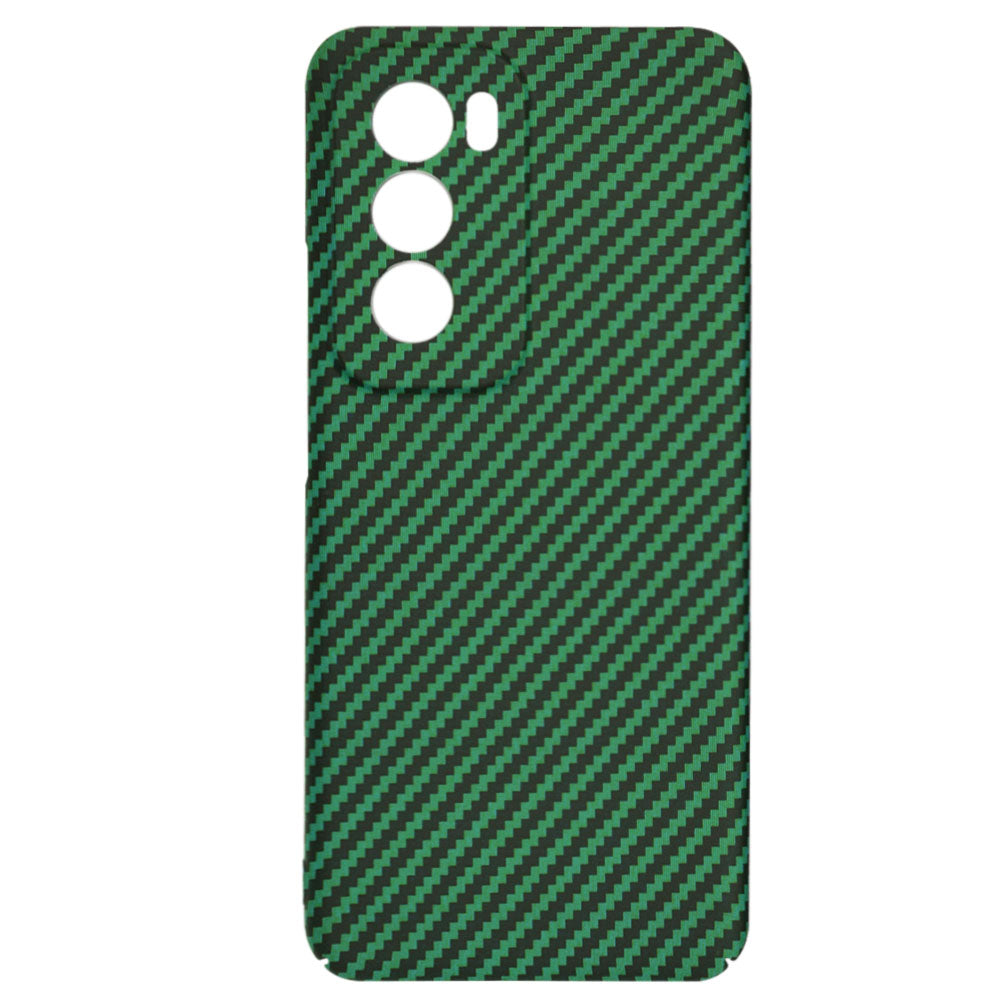 Θήκη για Oppo Reno12, Techsuit, Carbonite FiberShell, Πράσινο