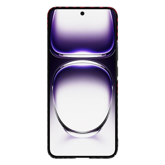 Θήκη για Oppo Reno12, Techsuit, Carbonite FiberShell, Μαύρο Κόκκινο