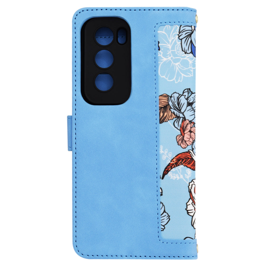 Θήκη για Oppo Reno12, Techsuit, FlipCraft, Μπλε