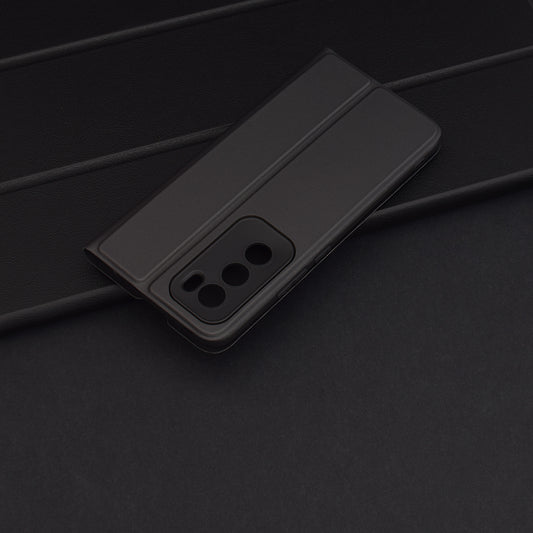 Θήκη για Oppo Reno12, Techsuit, Magskin Book, Μαύρη