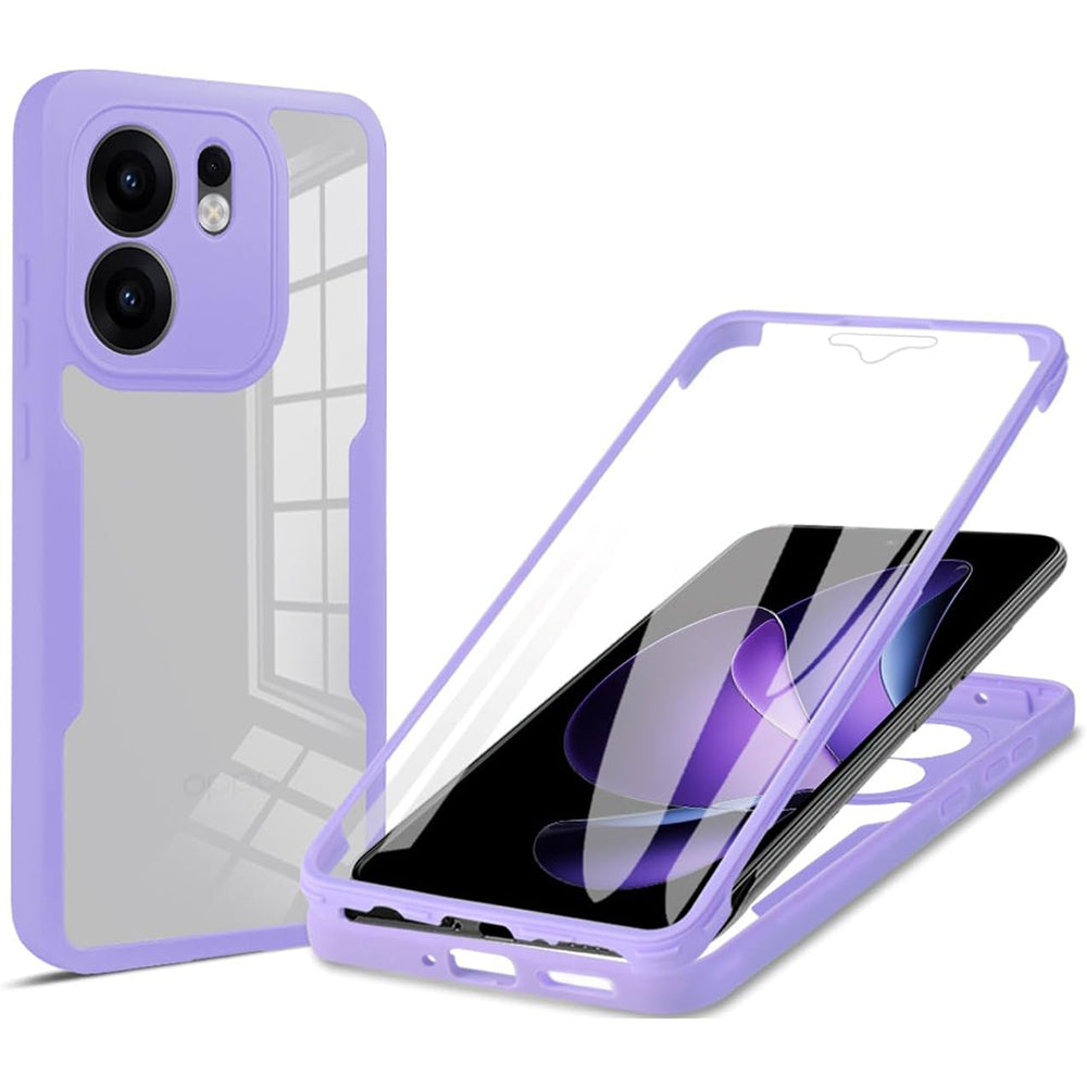Θήκη για Oppo Reno13 FS 5G / Reno13 F 4G / Reno13 F, Techsuit, ColorVerse 360, Μωβ