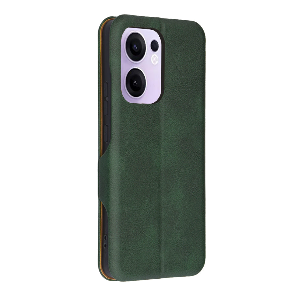 Θήκη για Oppo Reno13 FS 5G / Reno13 F 4G / Reno13 F, Techsuit, Safe Wallet Plus, Πράσινο