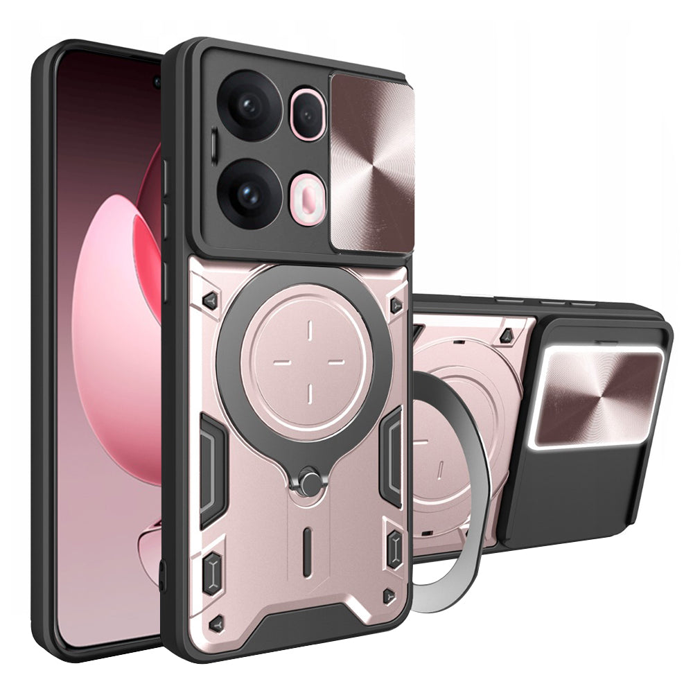 Θήκη για Oppo Reno13 Pro, Techsuit, CamGuard Pro, Ροζ Χρυσό