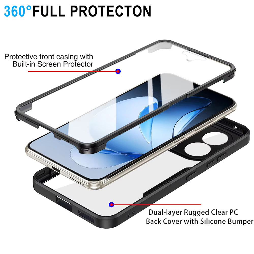 Θήκη για Oppo Reno13 Pro, Techsuit, ColorVerse 360, Μαύρο