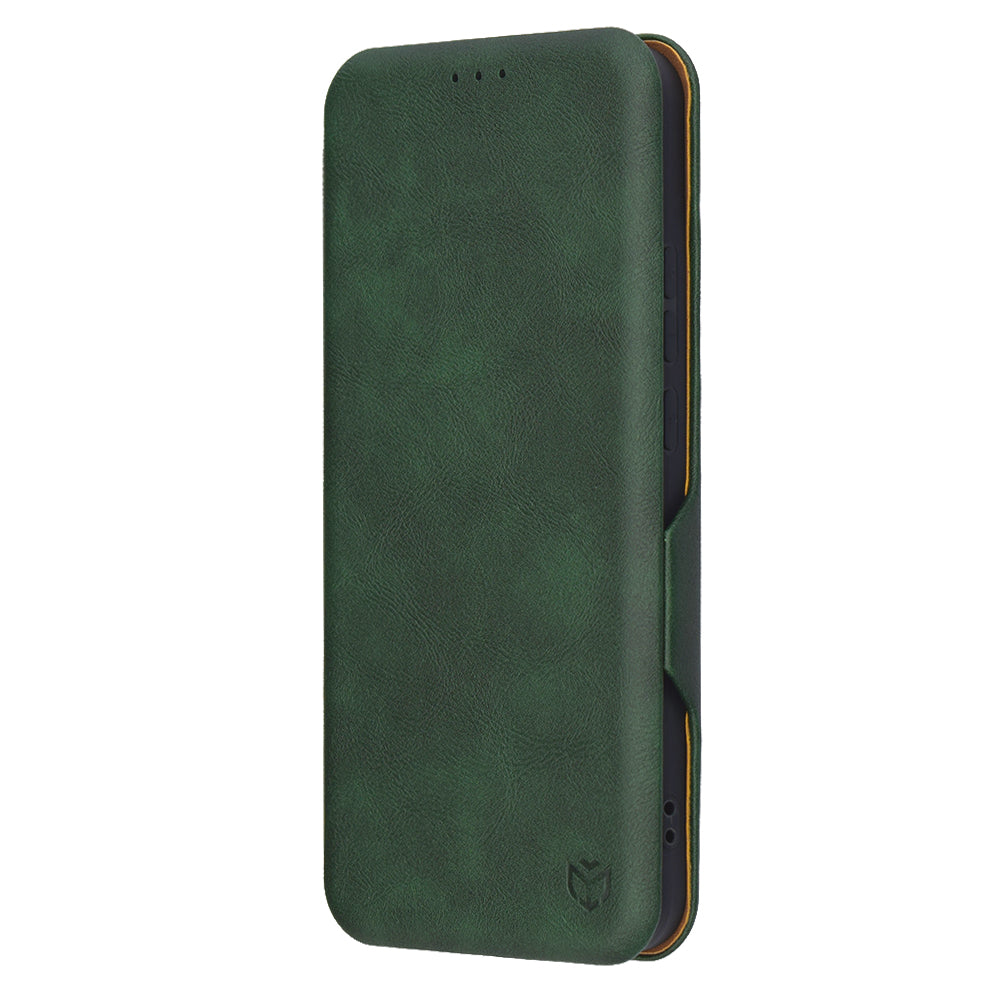 Θήκη για Oppo Reno13, Techsuit, Safe Wallet Plus, Πράσινο