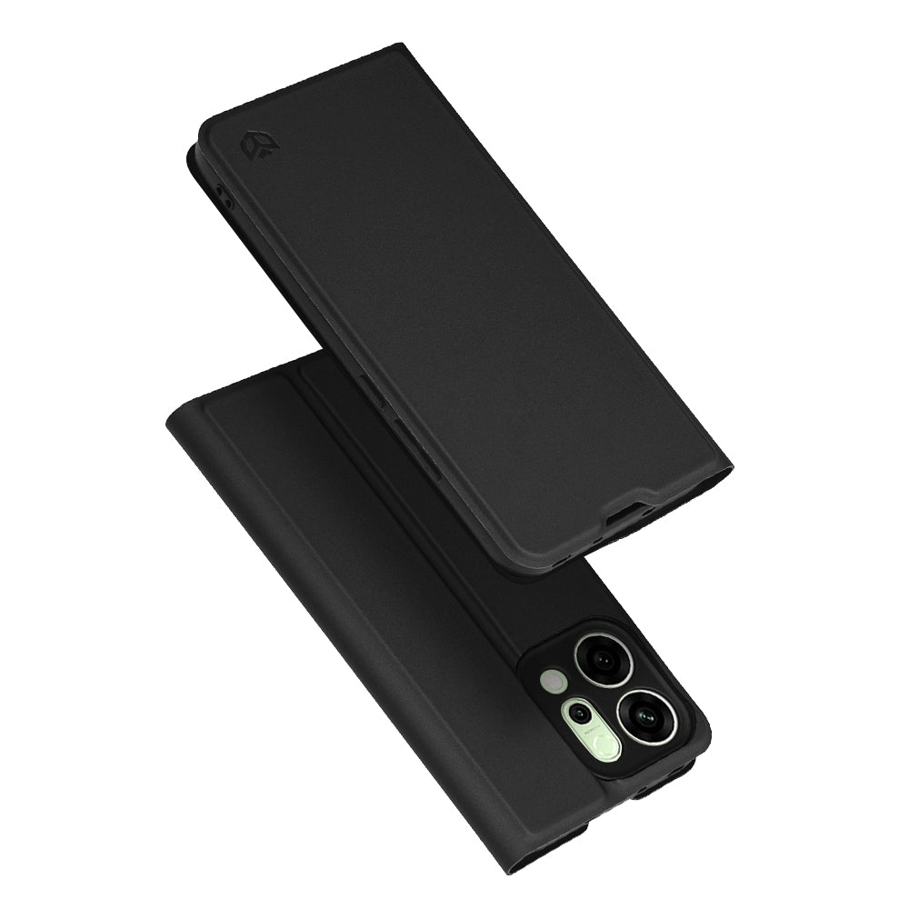 Θήκη για Oppo Reno14, Techsuit, Magskin Book, Μαύρη