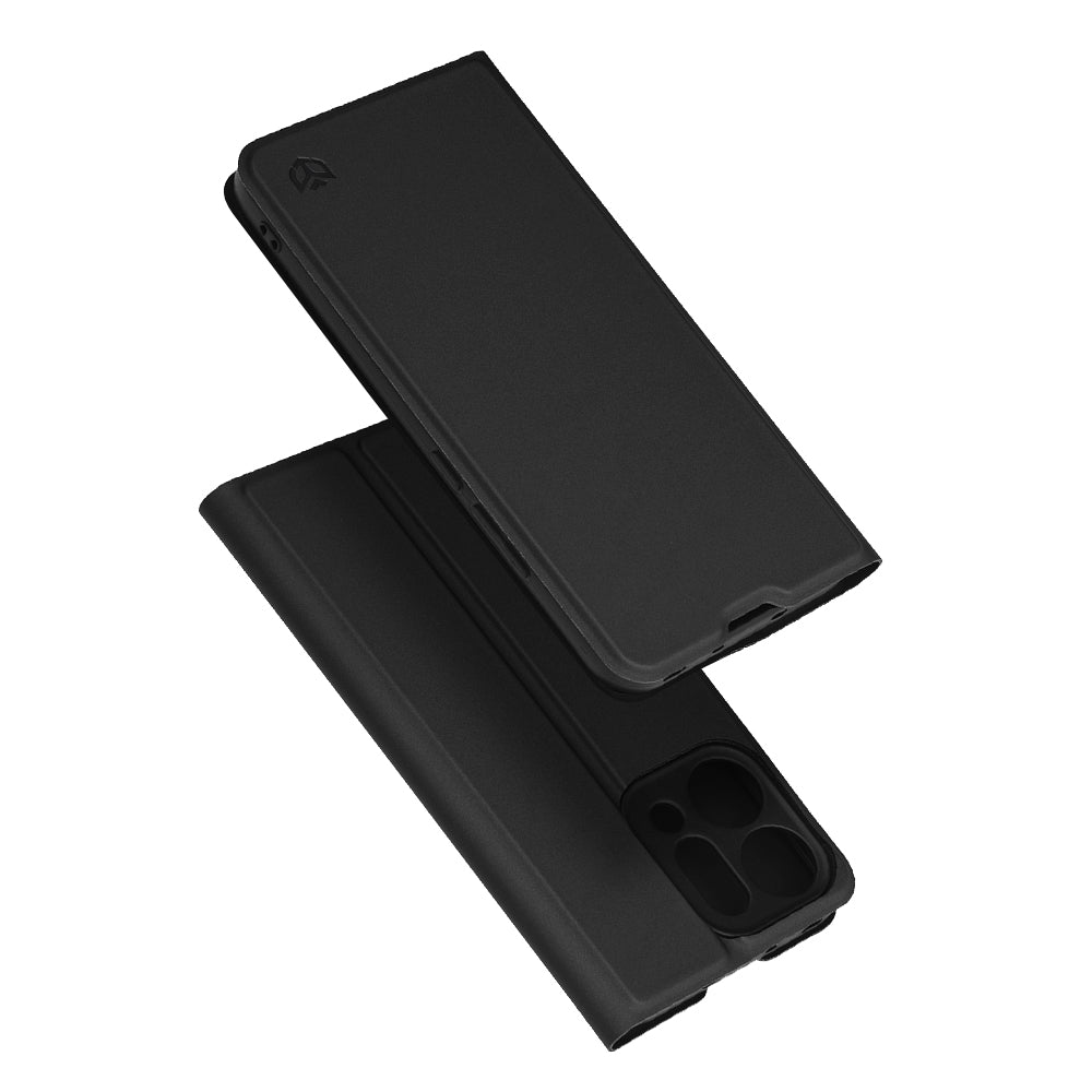 Θήκη για Oppo Reno14, Techsuit, Magskin Book, Μαύρη