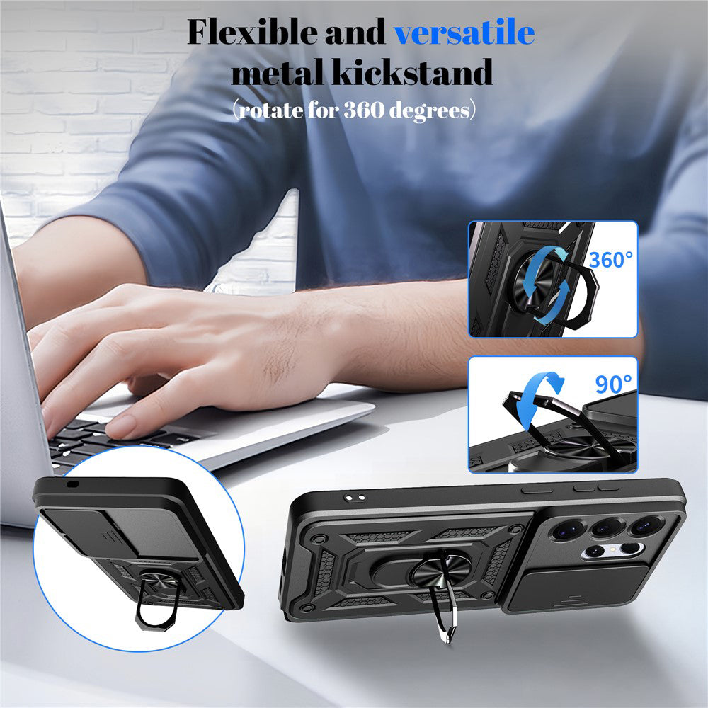 Θήκη για Oppo Reno15 Pro, Techsuit, CamShield, Μαύρη