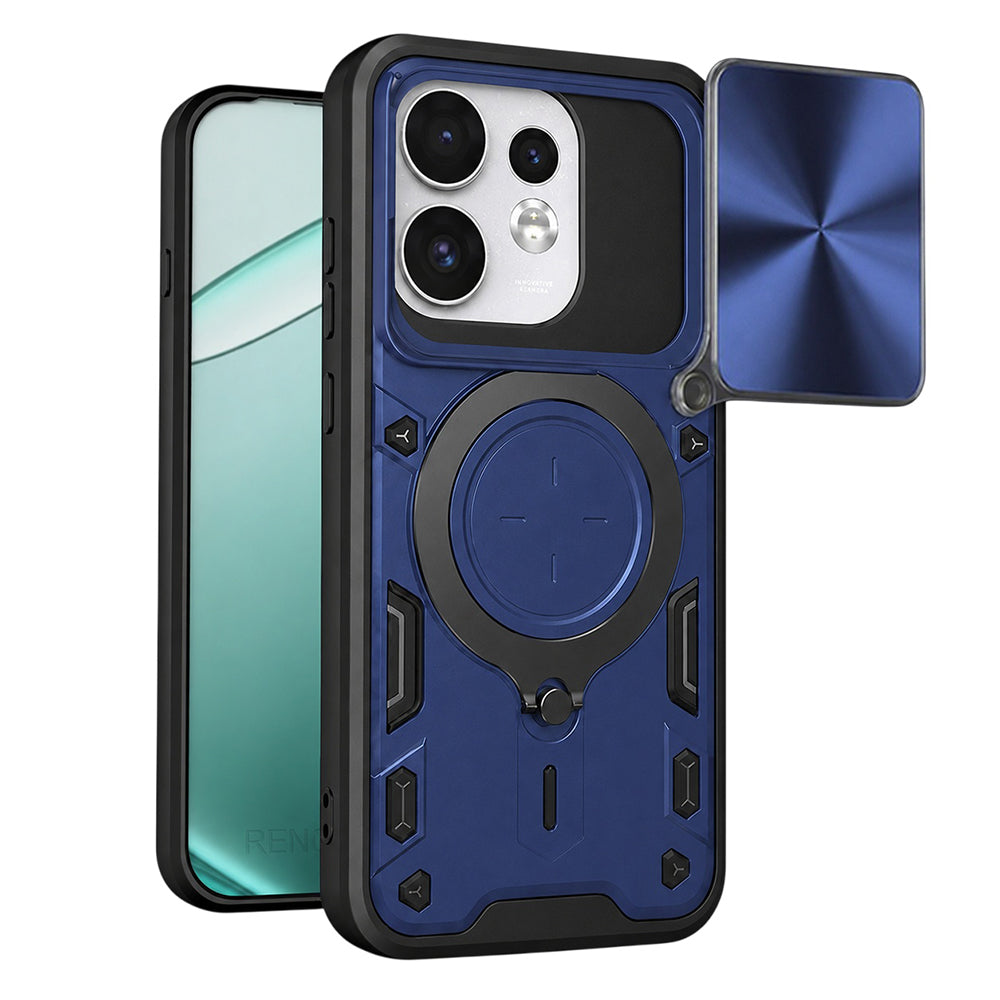 Case for Oppo Reno16 / Reno16 Pro, Techsuit, CamGuard Pro, Blue