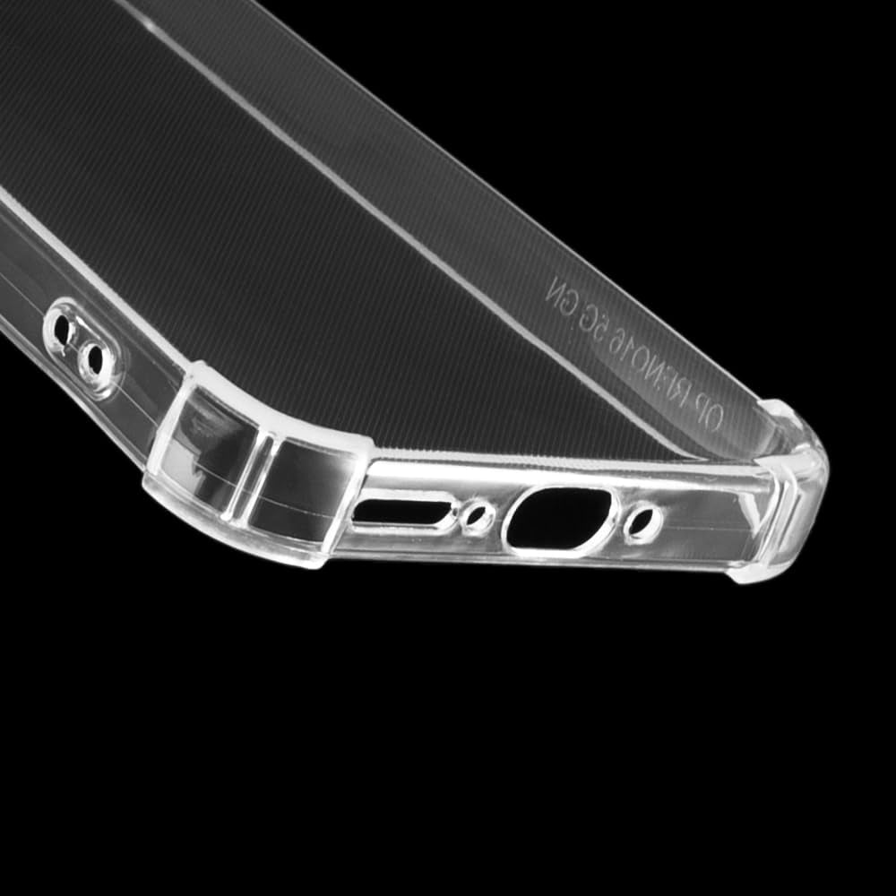 Θήκη για Oppo Reno16, Techsuit, Ανθεκτική σε Κρούσεις Διαφανής, Διάφανη