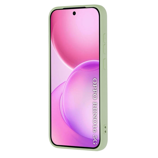 Case for Oppo Reno16, Techsuit, SoftFlex, Light Green