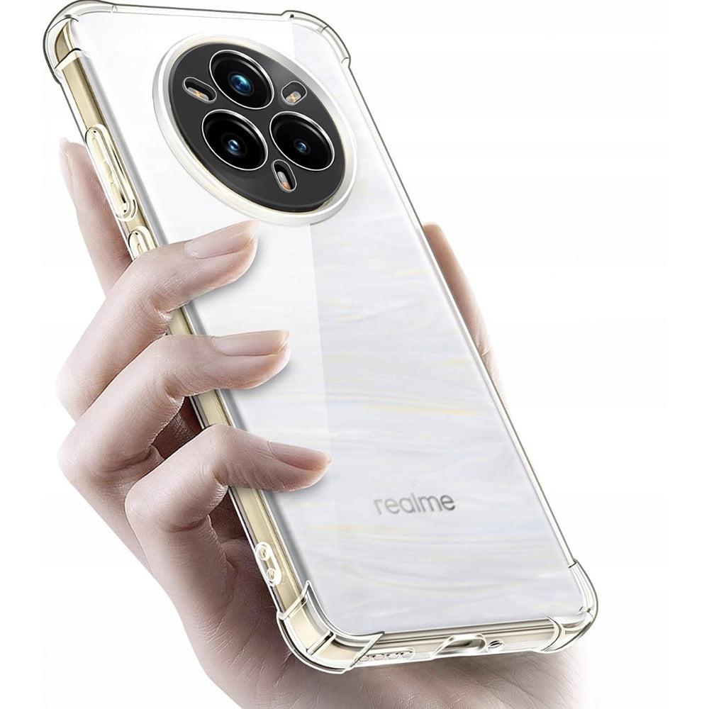 Θήκη για Realme 14 Pro, Techsuit, Ανθεκτική σε Κρούσεις Διαφανής, Διάφανη