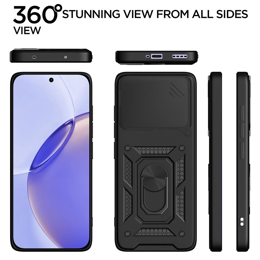 Θήκη για Realme 16 Pro, Techsuit, CamShield, Μαύρη