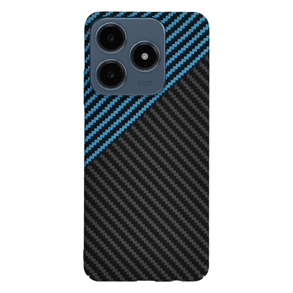 Θήκη για Realme C63 / C61, Techsuit, Carbonite FiberShell, Μαύρο Μπλε