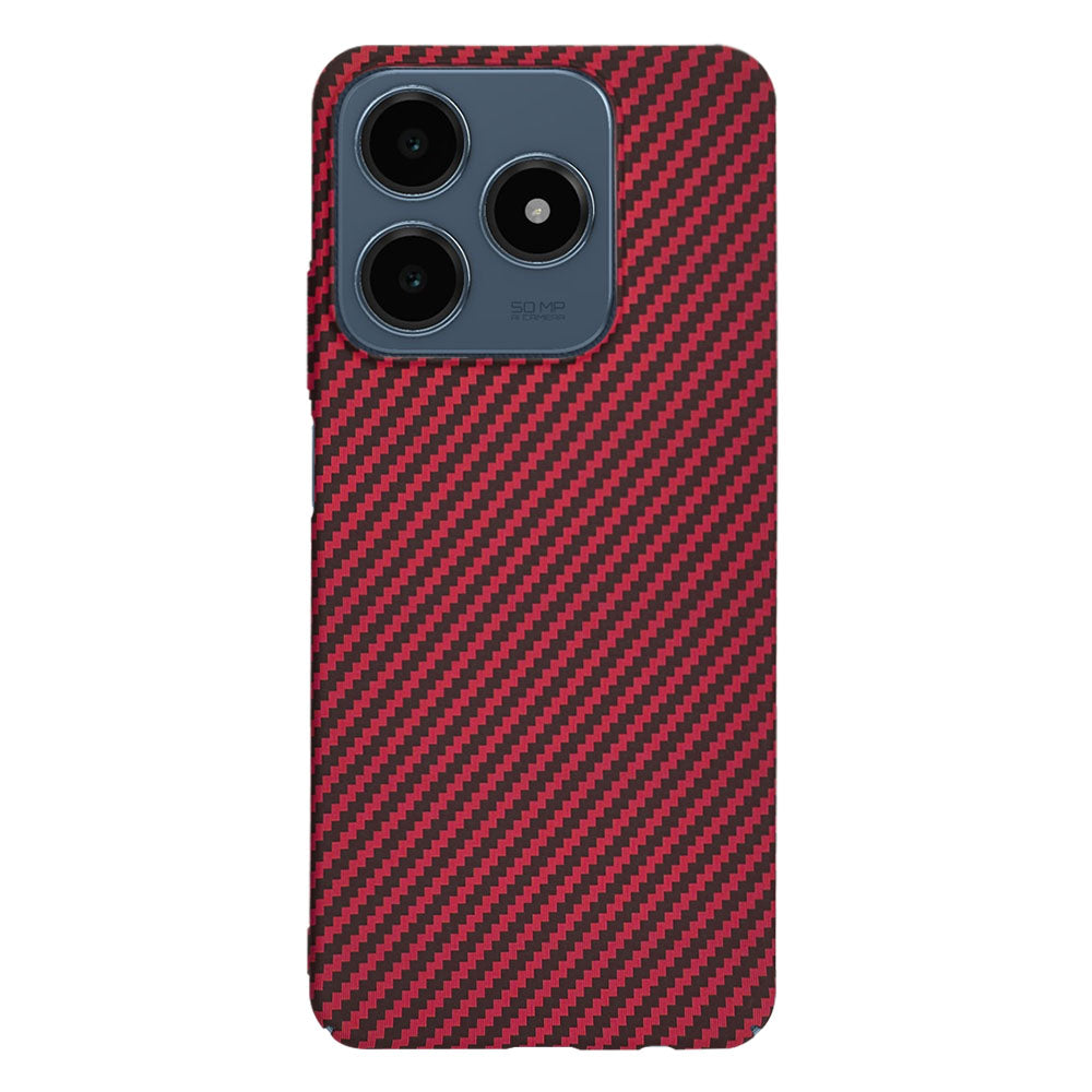 Θήκη για Realme C63 / C61, Techsuit, Carbonite FiberShell, Κόκκινο