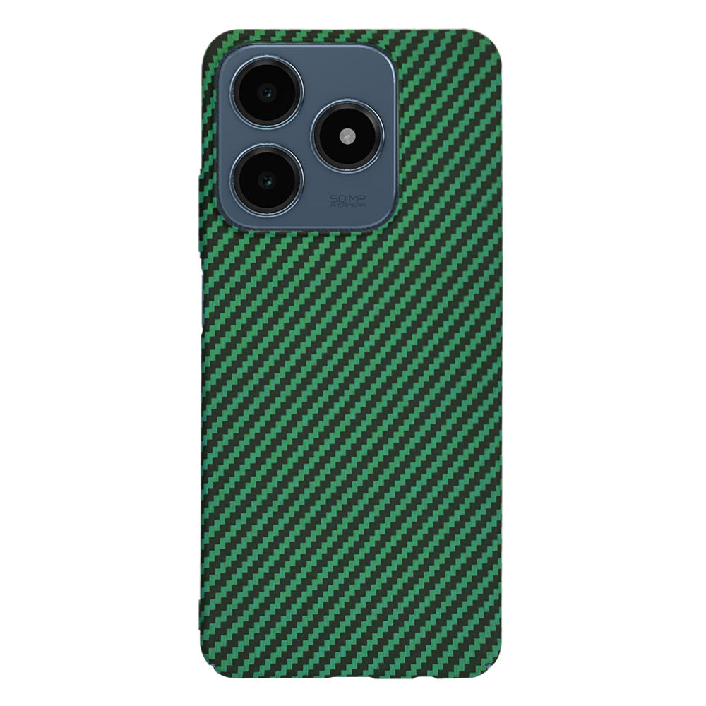 Θήκη για Realme C63 / C61, Techsuit, Carbonite FiberShell, Πράσινο