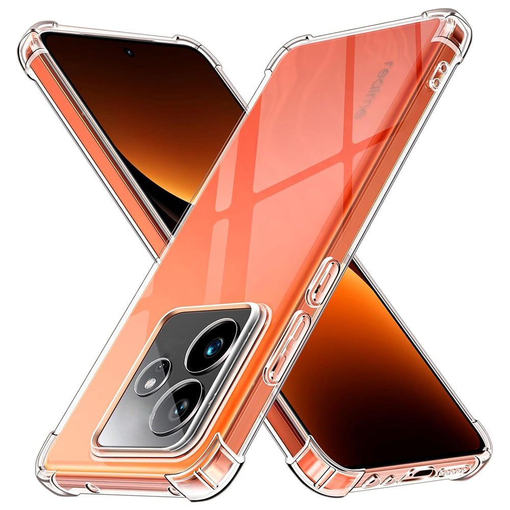 Θήκη για Realme GT 7, Techsuit, Ανθεκτική σε Κρούσεις Διαφανής, Διάφανη
