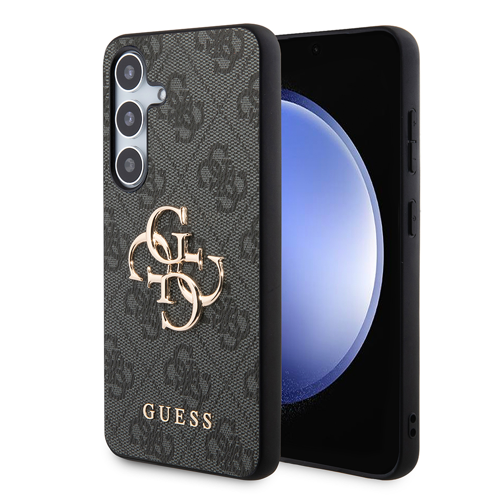 Θήκη για Samsung Galaxy S24+ S926, Guess, 4G Big Logo, Μαύρη, Επανασφραγισμένη