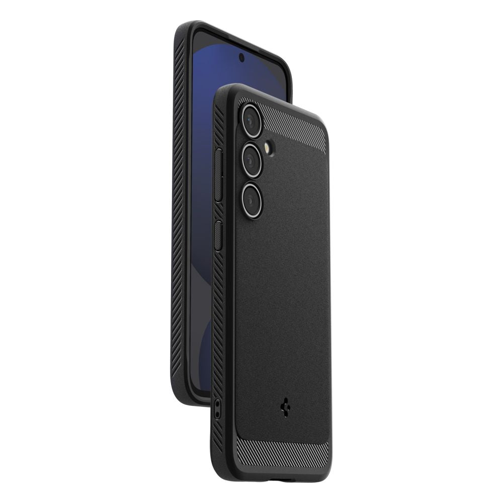 Θήκη για Samsung Galaxy S24 FE S721, Spigen, Rugged Armor, Μαύρη ACS08578
